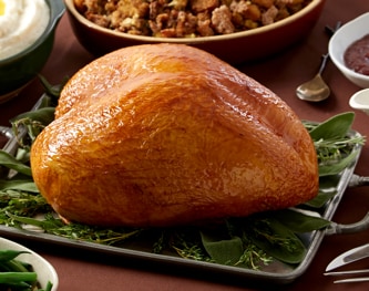 FreshDirect Roasted Bone-In Whole Turkey Breast (approx. 3-5.8lb)