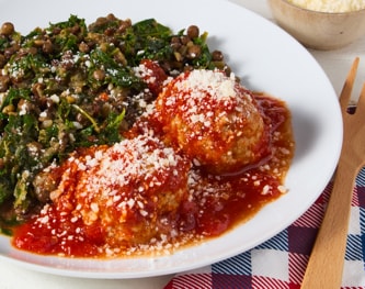 FreshDirect Kids Meatballs & Tomato-Lentil Sauce