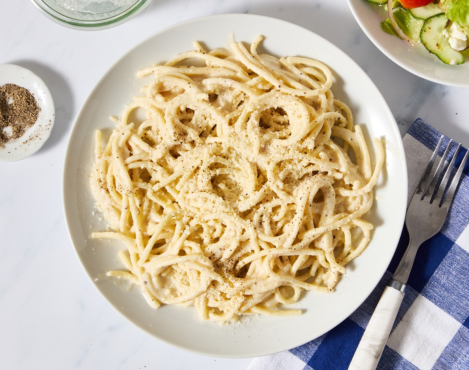 FreshDirect Spaghetti Cacio e Pepe, Single Serving Meal, image 2 of 2 slides