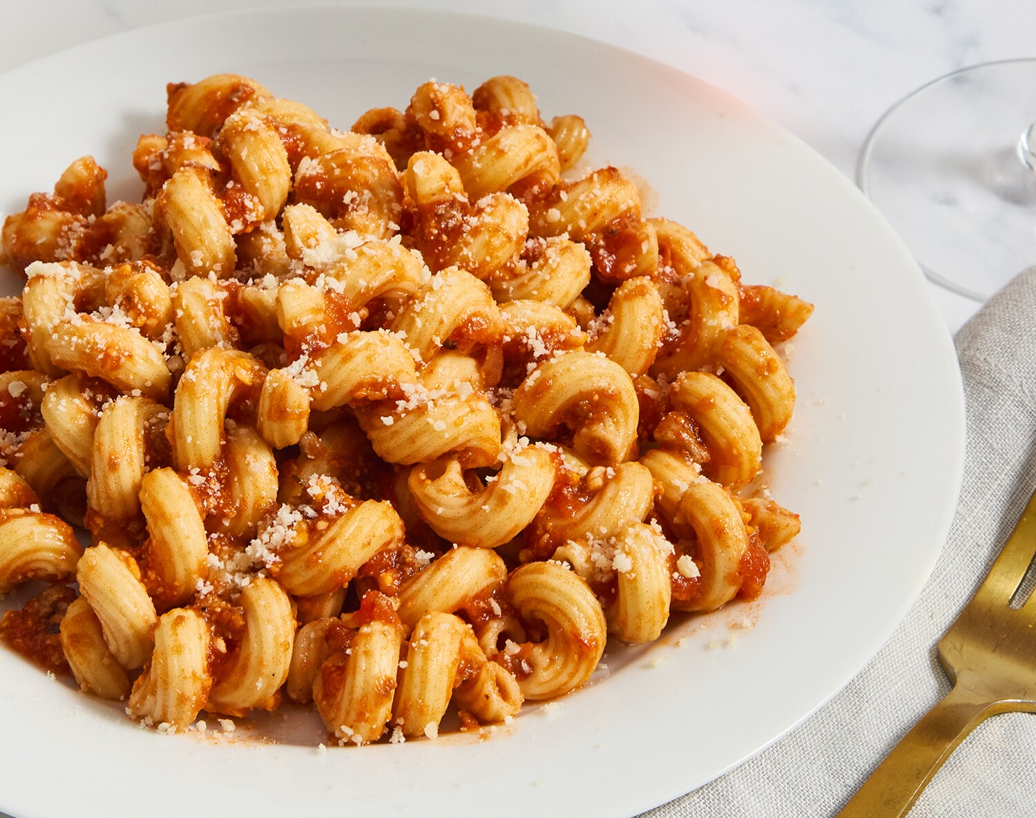FreshDirect Turkey Bolognese with Cavatappi, Single Serving Meal