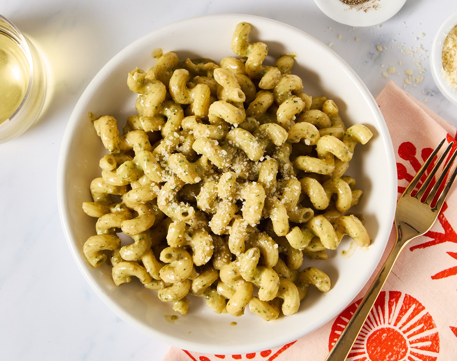 FreshDirect Cavatappi with Pesto Cream, Single Serving Meal, image 2 of 2 slides