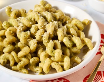 FreshDirect Cavatappi with Pesto Cream, Single Serving Meal