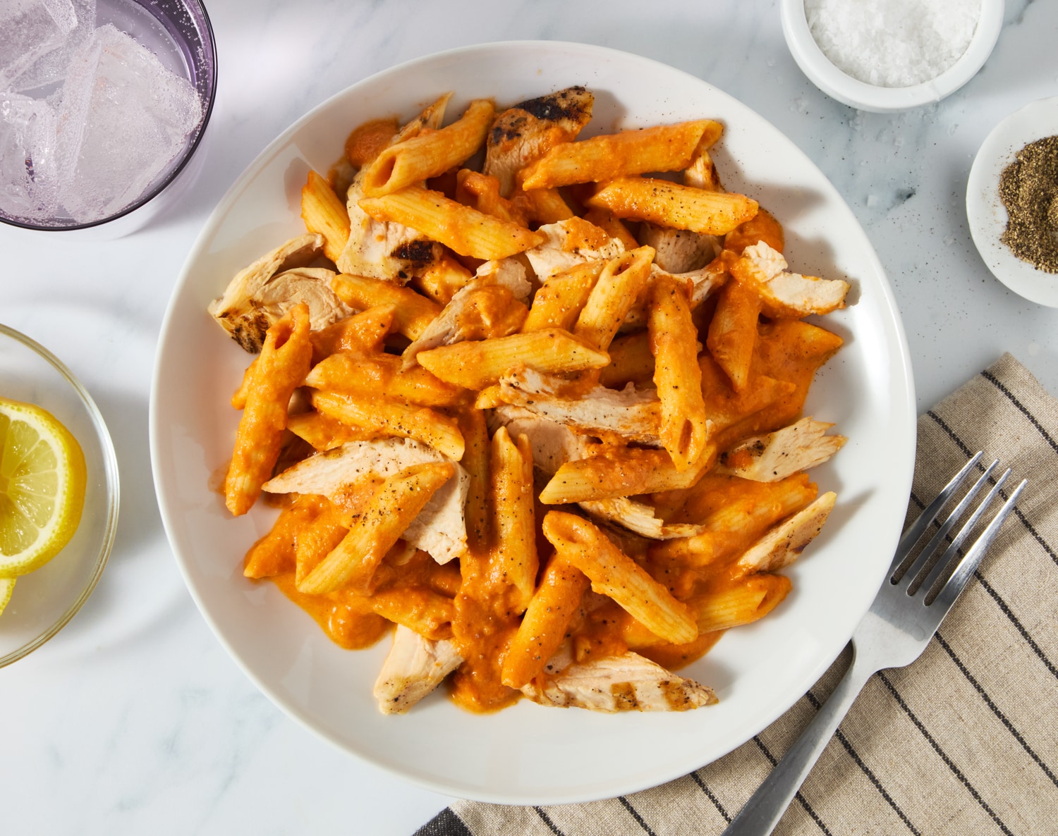 FreshDirect Penne Alla Vodka with Chicken, Single Serving Meal, image 2 of 2 slides