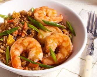 FreshDirect Teriyaki Shrimp Fried Rice, Single Serving Meal
