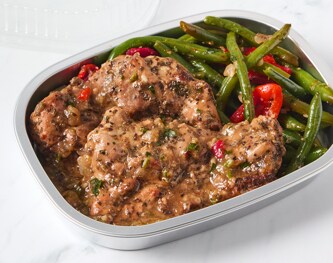 FreshDirect Oregano Chicken with Greens Beans and Roasted Peppers, image 2 of 2 slides