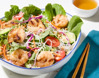 FreshDirect Vietnamese-Style Noodle Bowl with Grilled Shrimp