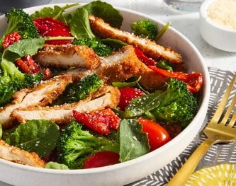 FreshDirect Chicken Pesto Parmesan Bowl