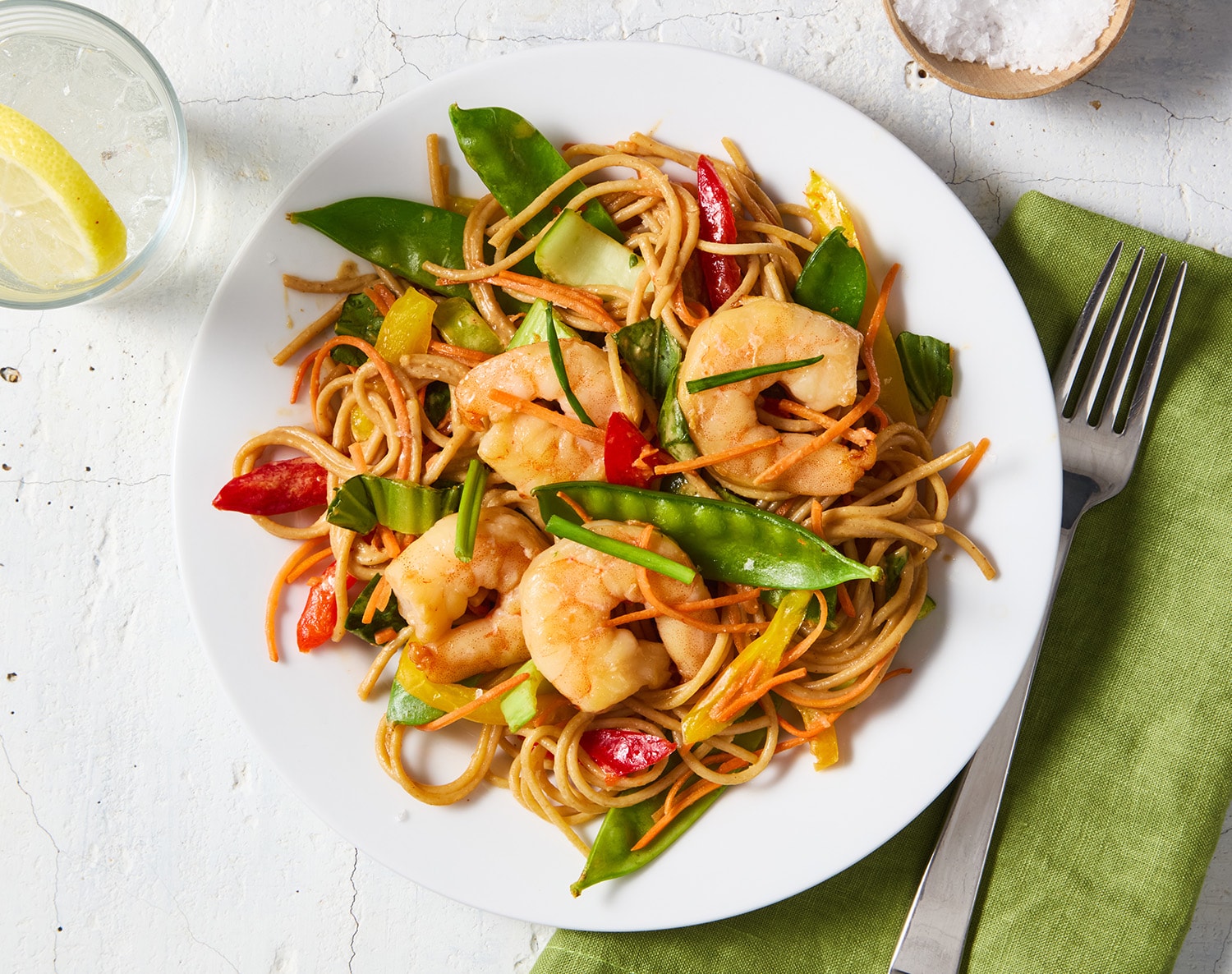 FreshDirect Shrimp with Thai Peanut Sauce, Single Serving Meal, image 2 of 2 slides