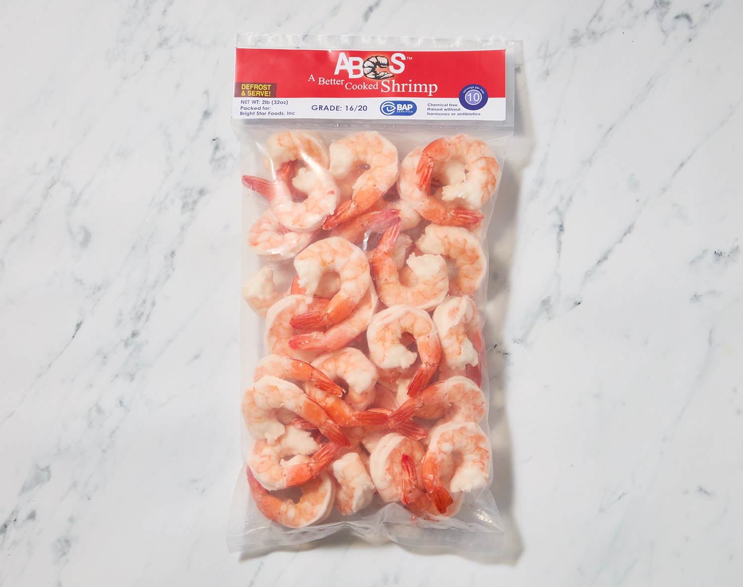 Cooked Extra Jumbo Shrimp, 16-20/lb, Frozen, image 2 of 2 slides