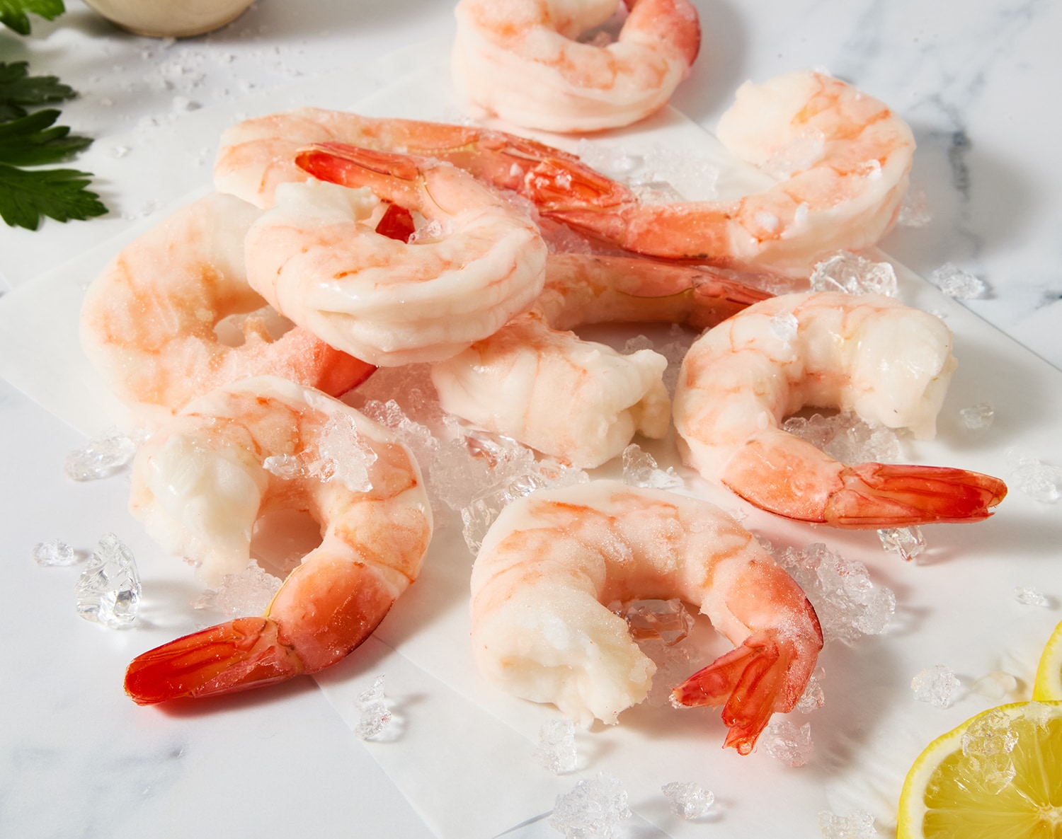 Cooked Extra Jumbo Shrimp, 16-20/lb, Frozen, image 1 of 2 slides