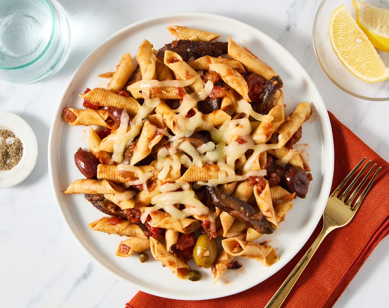 FreshDirect Garganelli Pasta with Portobellos, Single Serving Meal, image 2 of 2 slides