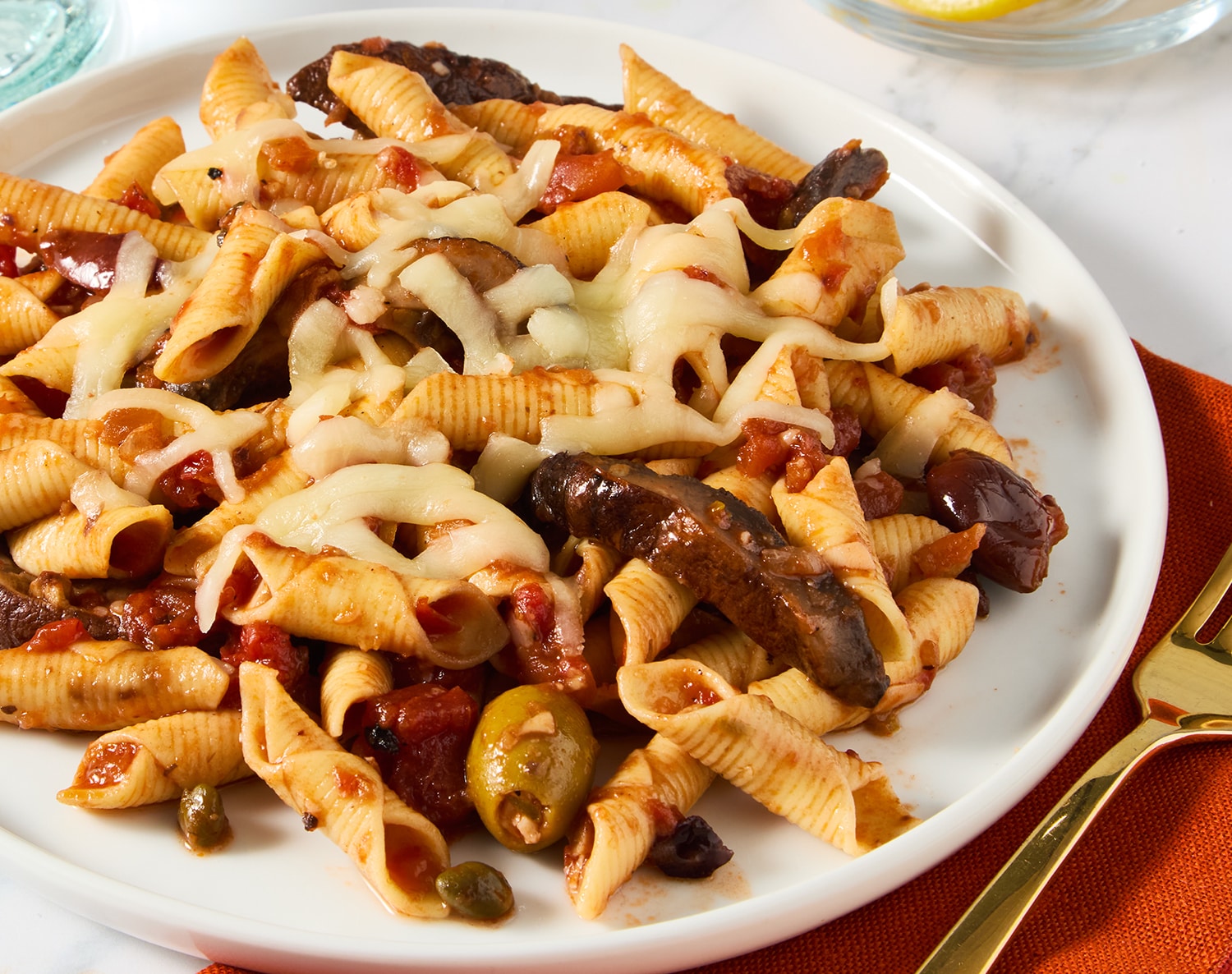 FreshDirect Garganelli Pasta with Portobellos, Single Serving Meal, image 1 of 2 slides