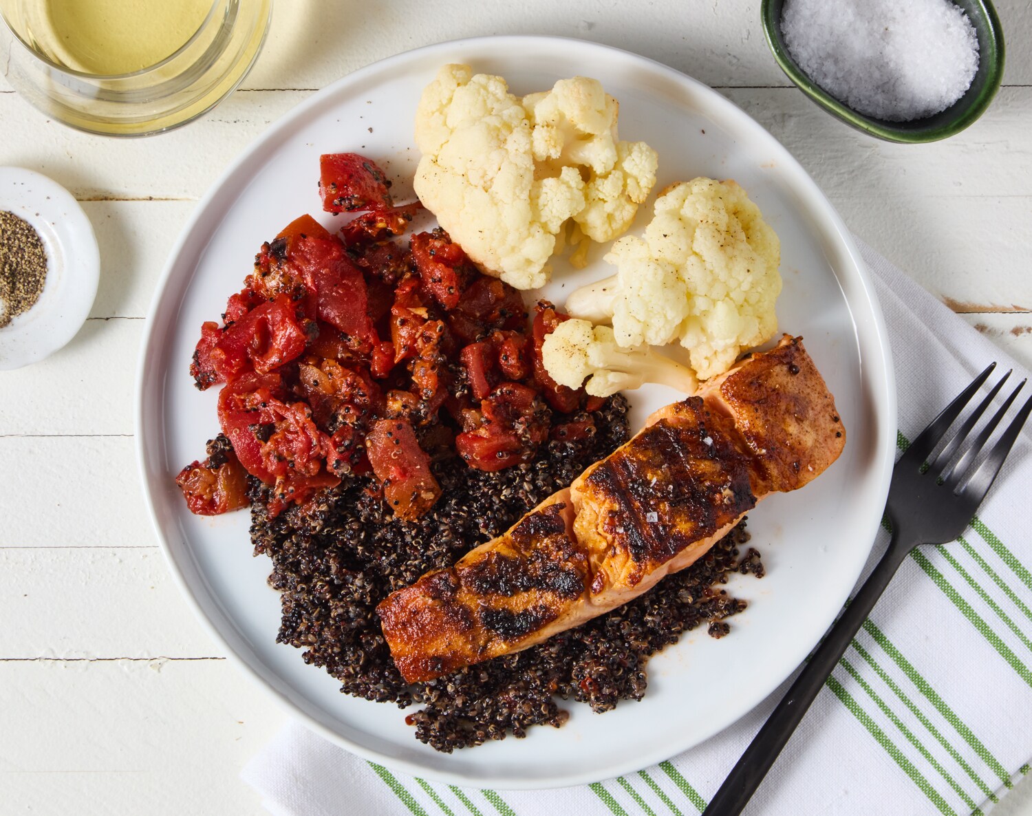 FreshDirect Indian-Spiced Salmon with Quinoa, Single Serving Meal, image 2 of 2 slides