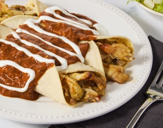 FreshDirect Chicken Mole Enchilada, Single Serving Meal