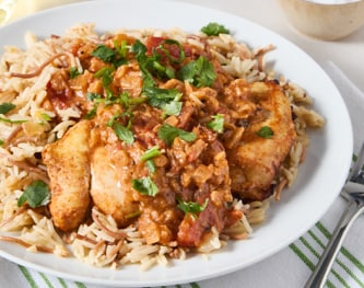 FreshDirect Chicken Tikka Masala with Rice, Single Serving Meal