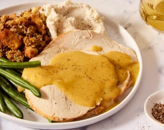 FreshDirect Thanksgiving Microwave Turkey Dinner | FreshDirect