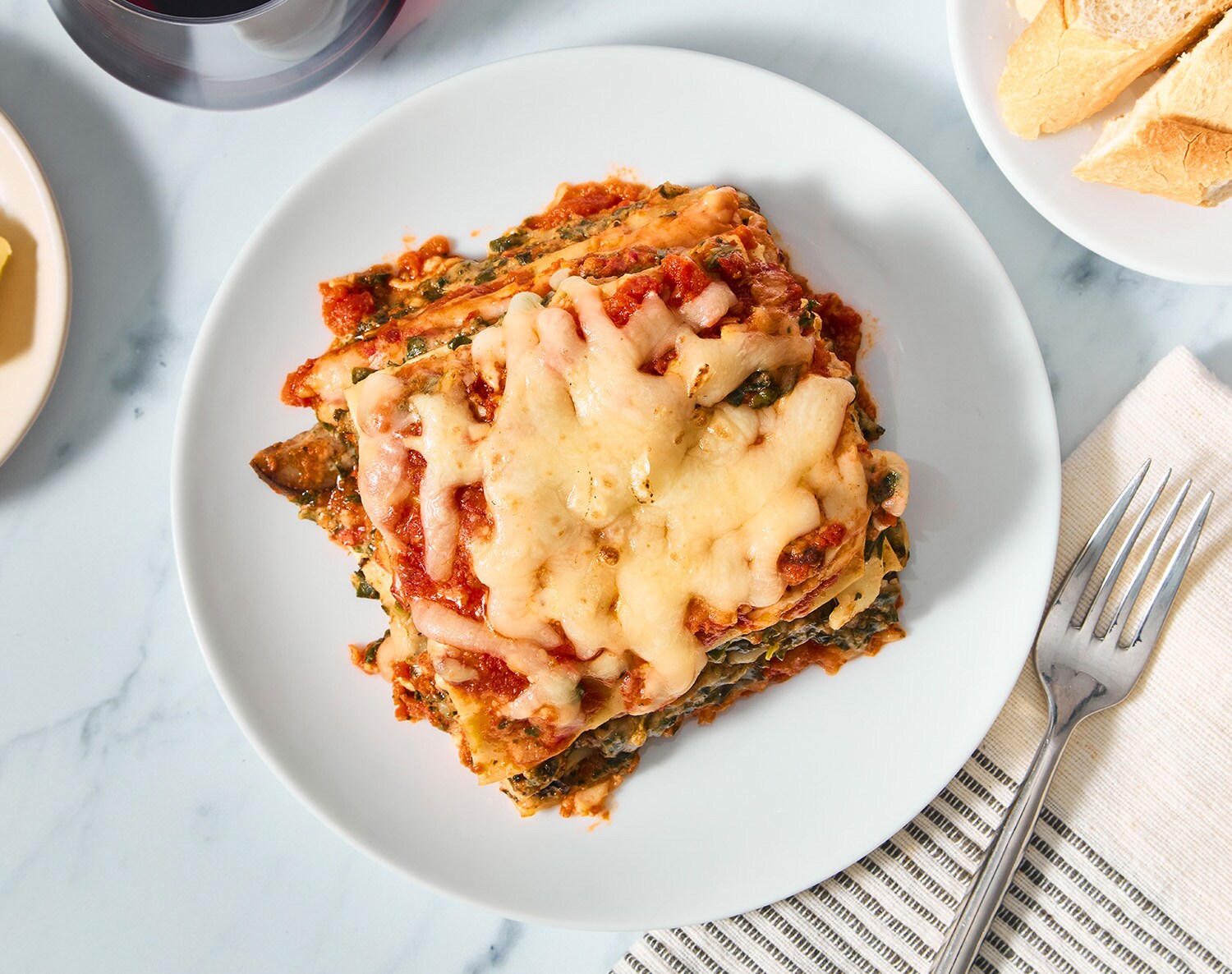 FreshDirect Spinach and Mushroom Lasagna, image 2 of 2 slides