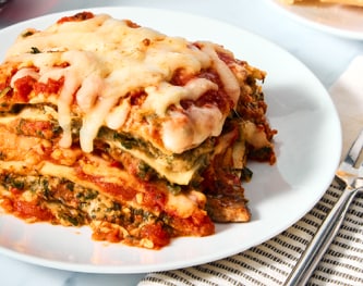 FreshDirect Spinach and Mushroom Lasagna