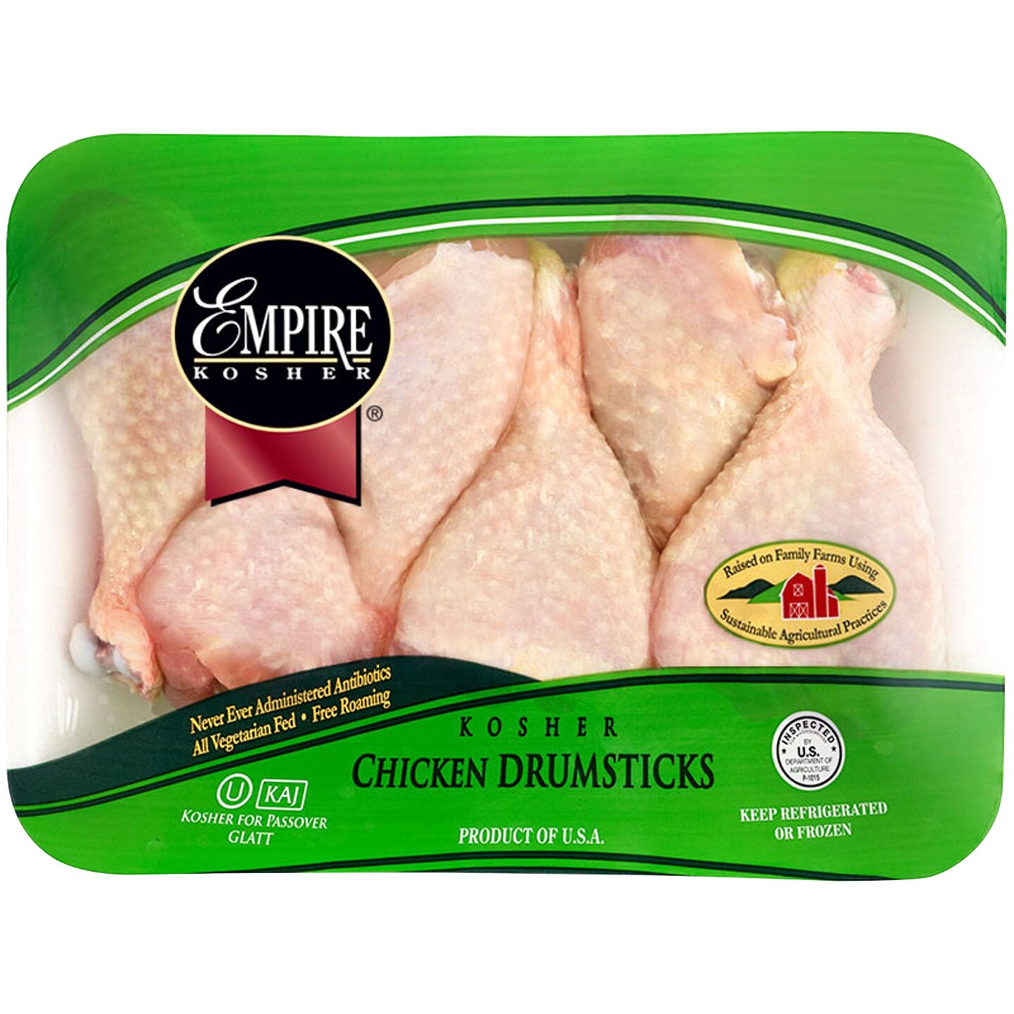 Order Empire Kosher Chicken Drumsticks, Raised w/o Antibiotics Fast