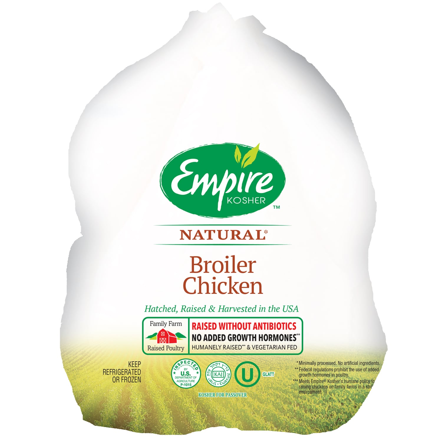 Empire Kosher Broiler Chicken, Raised w/o Antibiotics