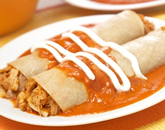 FreshDirect Ranchera Chicken Enchiladas, Single Serving Meal