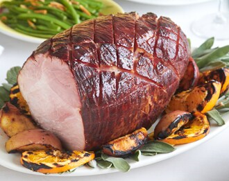 FreshDirect Smoked Boneless Carving Ham Holiday Meal, Large (Serves 10-12)