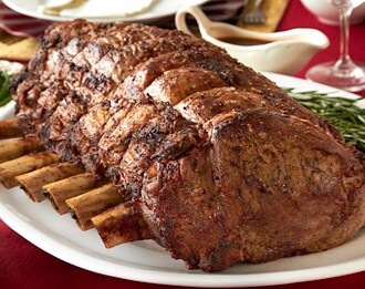 FreshDirect Standing Beef Rib Roast Meal, Whole (Serves 10-12, approx. 12-13lb)