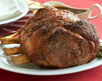 FreshDirect Standing Beef Rib Roast Easter Meal, Half 