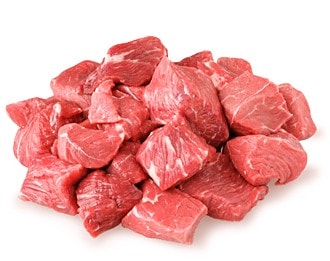 Angus RWA Beef Round Cubes