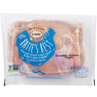 Katie's Best Boneless Skinless Chicken Thighs, Air-Chilled, Raised w/o Antibiotics