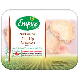 Empire Kosher Cut-Up Whole Chicken, Raised w/o Antibiotics