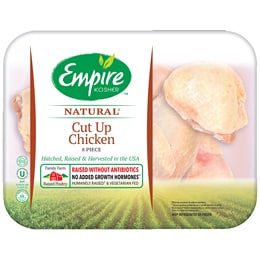 Empire Kosher Cut-Up Whole Chicken, Raised w/o Antibiotics