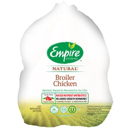 Empire Kosher Broiler Chicken, Raised w/o Antibiotics