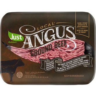 Just FreshDirect Angus RWA 80% Lean Ground Beef