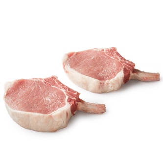 Hickory Nut Gap Frenched Center-Cut Pork Loin Chop, Pasture-Raised Heritage