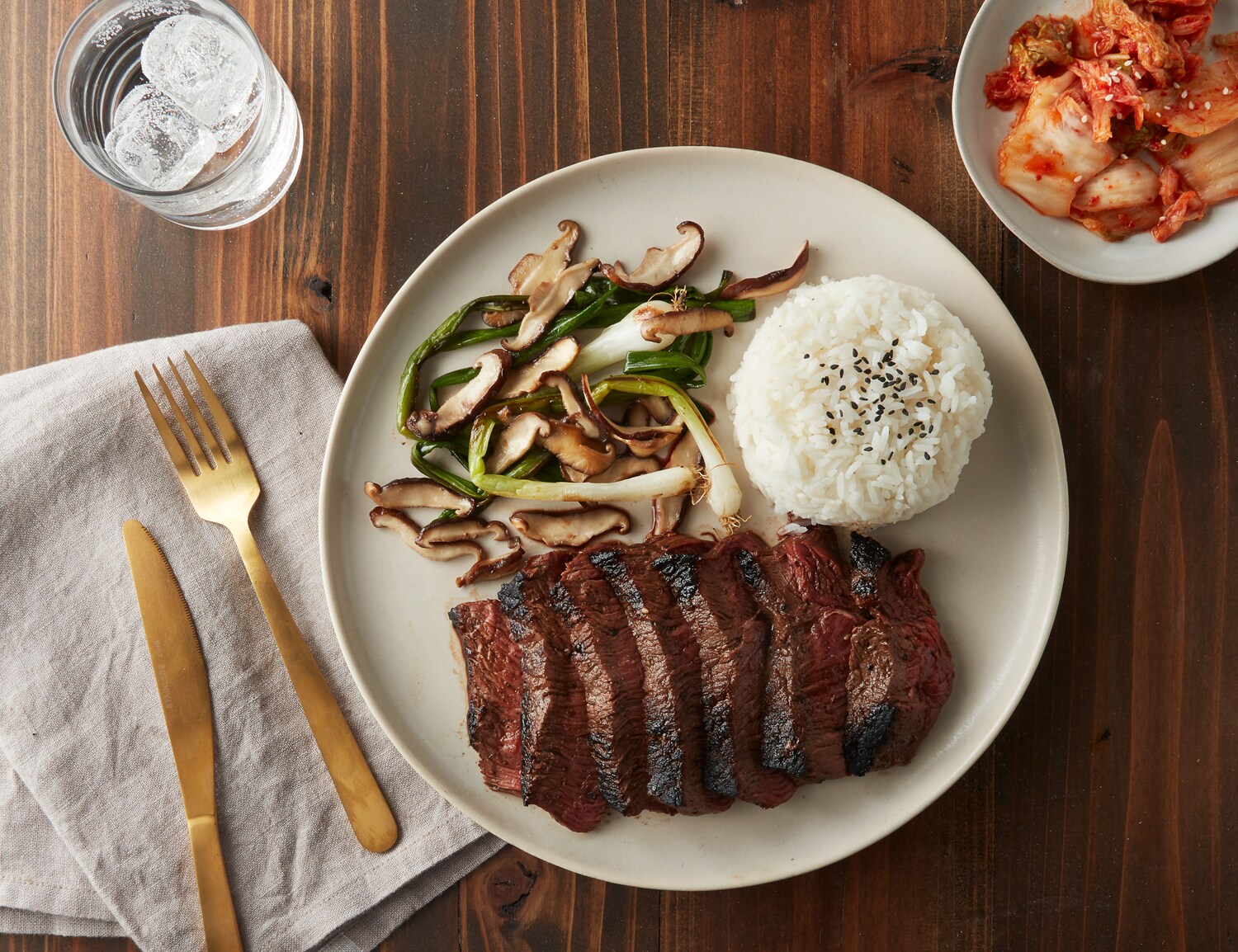 Ginger Teriyaki Marinated Center Cut Sirloin, Raised w/o Antibiotics, Uncooked, image 1 of 2 slides