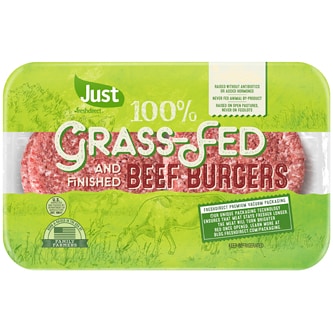 Just FreshDirect 100% Grass-Fed Beef Burgers