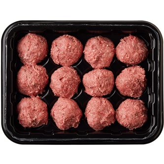Just FreshDirect 100% Grass-Fed Beef Meatballs, Uncooked
