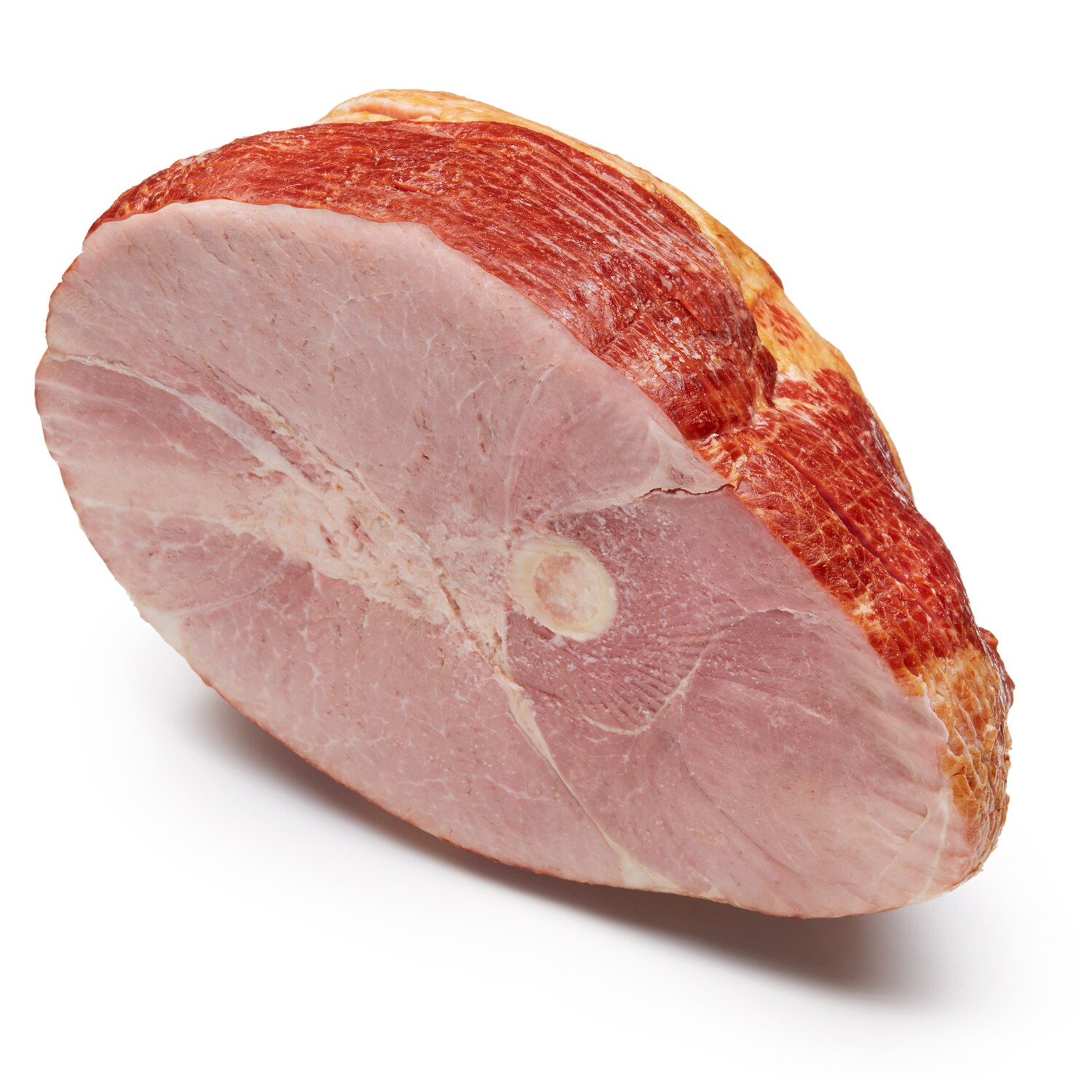 Pasture-Raised Heritage Uncured Bone-In Half Spiral Smoked Ham, Non-GMO, Raised w/o Antibiotics 