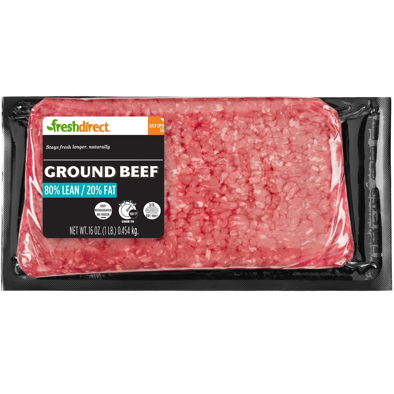 FreshDirect 80% Lean Ground Beef, Fresh
