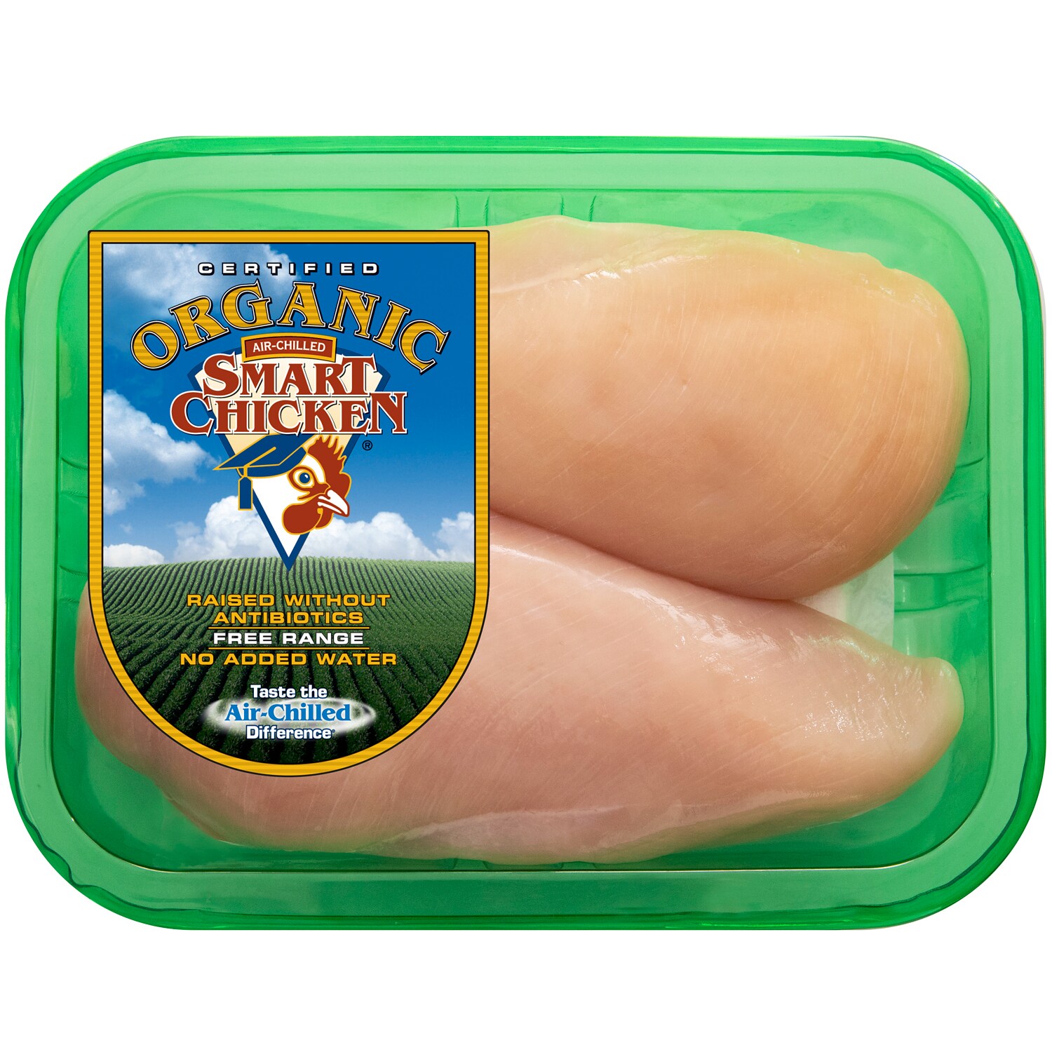 Smart Chicken Organic Boneless Skinless Breasts, Air-Chilled