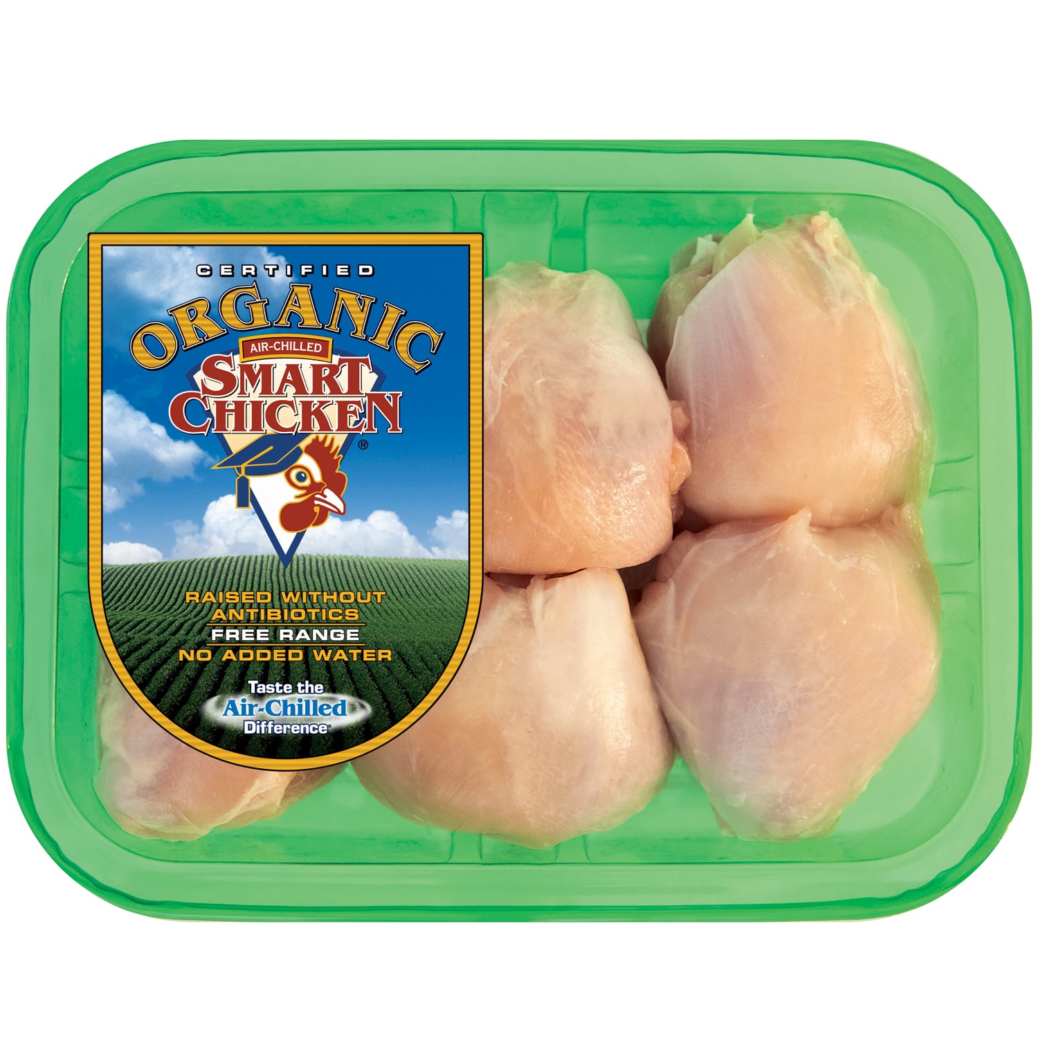 Smart Chicken Organic Boneless Skinless Drumsticks, Air-Chilled