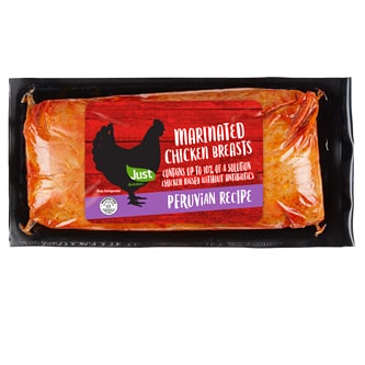 Just FreshDirect Peruvian Boneless Skinless Chicken Breasts, Raised w/o Antibiotics, Uncooked