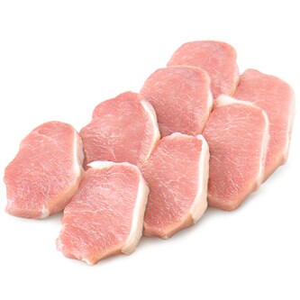 Boneless Pork Loin Chops, Value Pack, Raised w/o Antibiotics