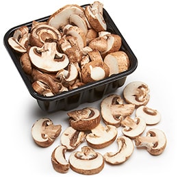 Sliced Baby Bella Mushrooms, Packaged 
