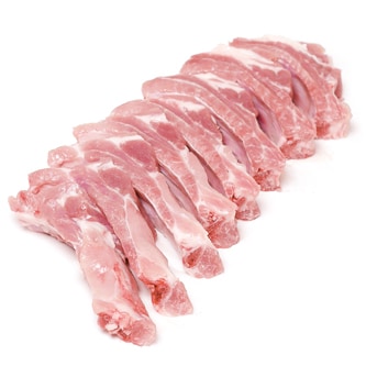 Sliced Baby Back Pork Ribs, Raised w/o Antibiotics