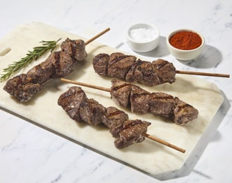 Brothers Ridge Local Pasture-Raised Lamb Shish Kabob, Previously Frozen