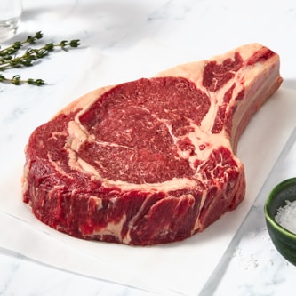 100% Grass-Fed Bone-in Rib Steak, Raised w/o Antibiotics