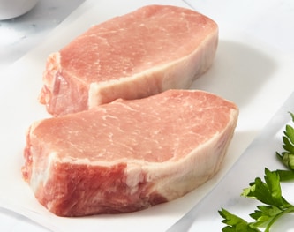 Hickory Nut Gap Boneless Center-Cut Pork Loin Chop, Pasture-Raised Heritage