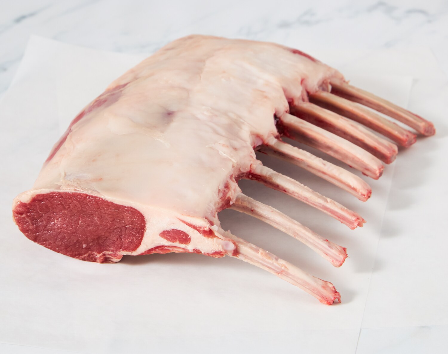 Brothers Ridge Local Rack of Lamb, Frenched, Pasture-Raised, image 2 of 2 slides